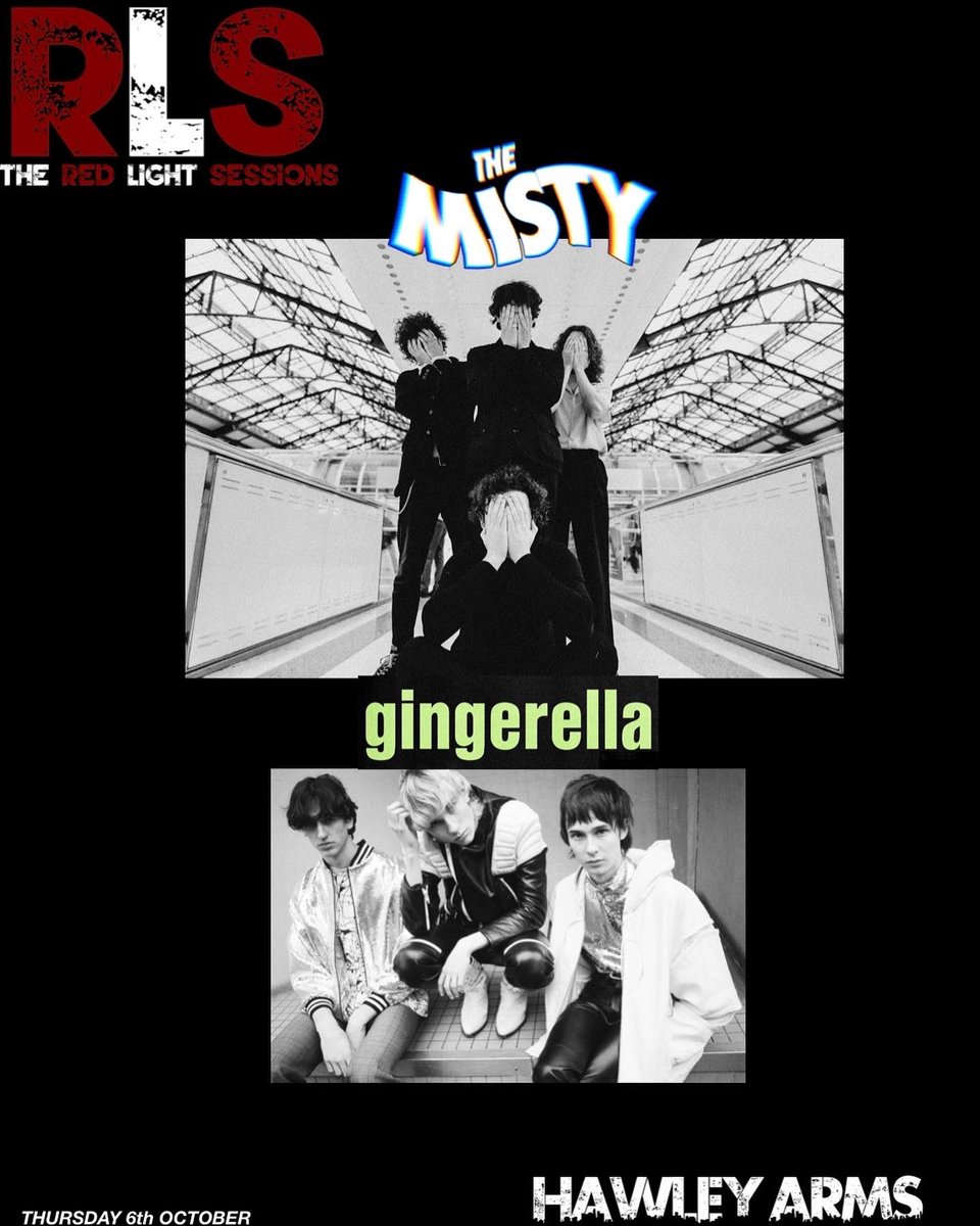 FREE TICKETS SOLD OUT for our next show 6/10 featuring THE MISTY and GINGERELLA. 

All kicks off from 7:30pm <a href="/hawley_arms/">The Hawley Arms</a> ❤️