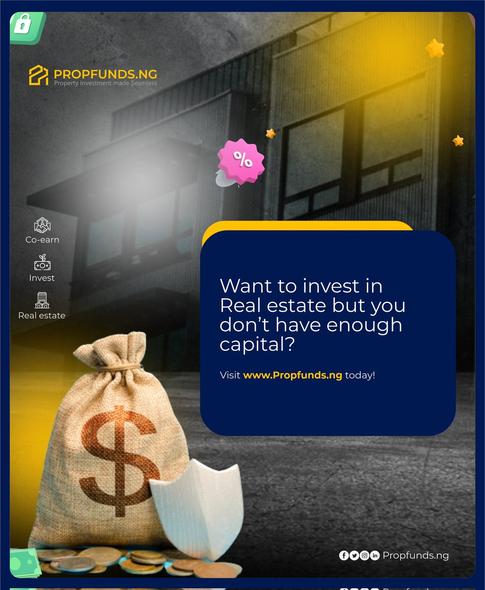 Propfundsng's tweet photo. Who says you can't enjoy life on a budget and constantly invest?

We are here to help and we have the best platform to help save your money till it's ready to invest.

Send us a dm or visit our website today!
.
.
.
#investment #realestate #TGIF #capital #tech #FinancialFreedom https://t.co/uSRGHI1Ros