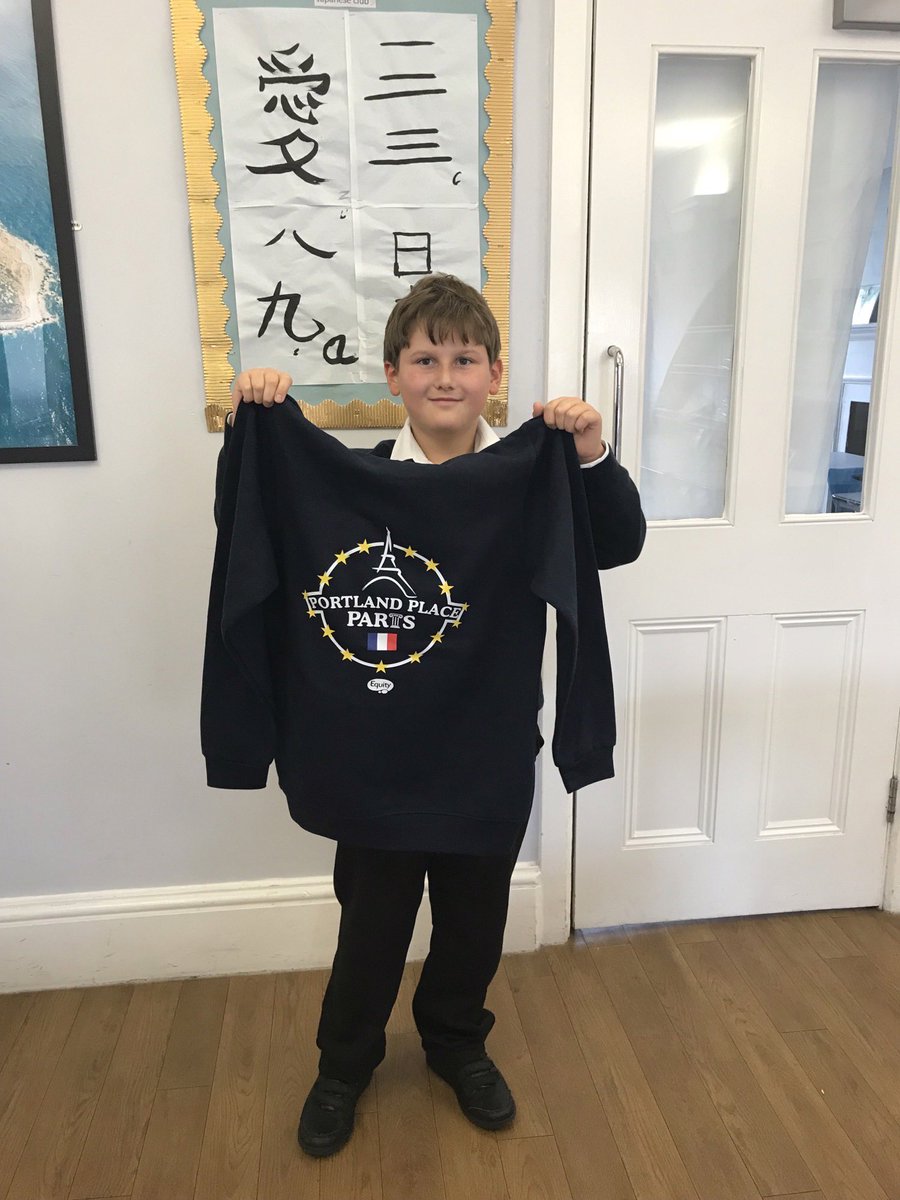 PPSEnglish1's tweet photo. Congratulations to Stan and Nicky whose combined logo design is donning the PPS Paris hoodies ahead of their trip in half term! 🇫🇷 @ThomasLalandePP https://t.co/eaYHh4LcVy