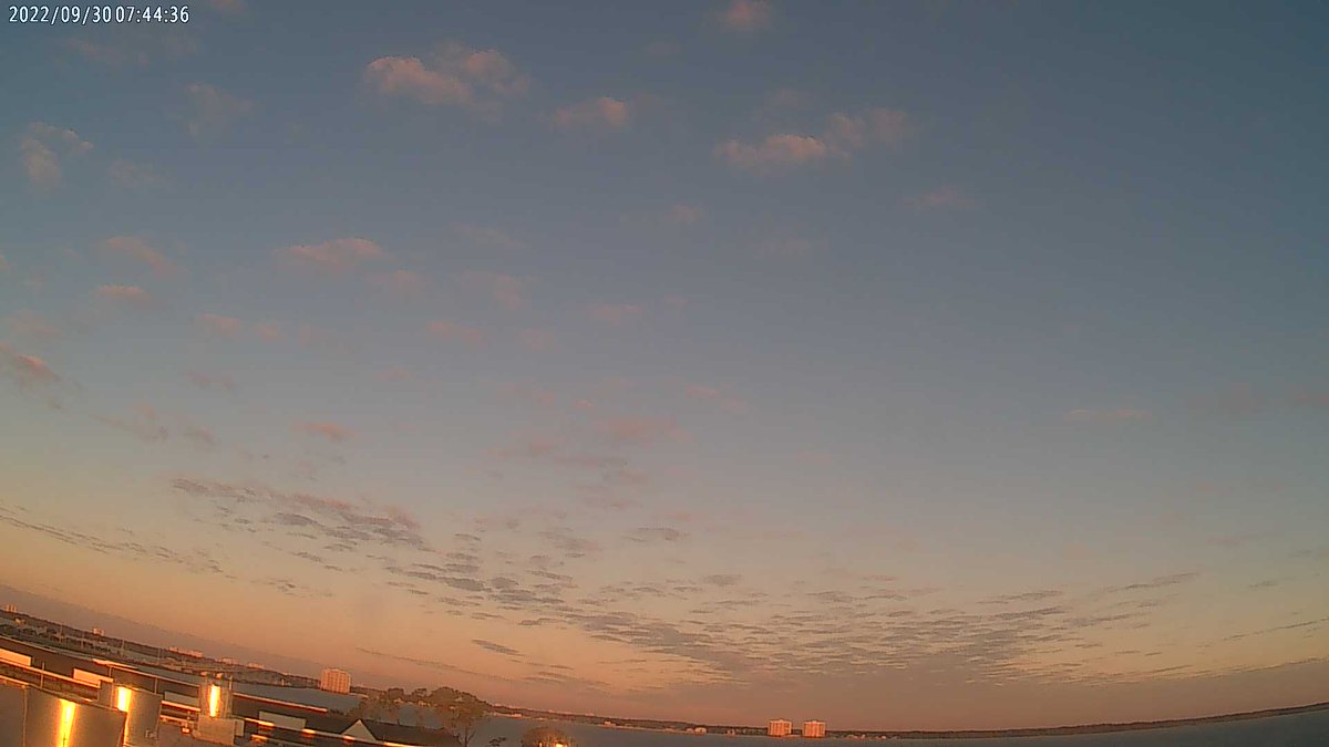 FSUPCWxSTEM's tweet image. FSU Panama City at sunrise and it&apos;s 64 F.