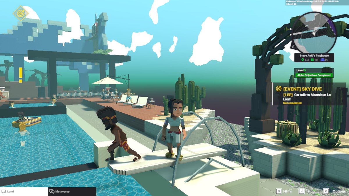 VixVoxi's tweet photo. @TheSandboxGame @steveaoki I just participated in the #SandboxAlphaS3Giveaway for a chance to win 500 SAND! Found the high diving board in @steveaoki's Playhouse, check out my screenshot below!
👇 https://t.co/KVppvw2g5C
