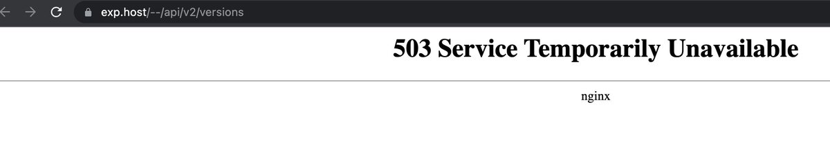 neilkuumar's tweet photo. @expo @Namooku @expo Looks like expo is still down? https://t.co/LK96DocV7T