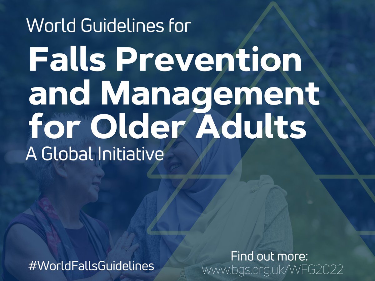 🚨BREAKING NEWS🚨 We are delighted to announce the landmark publication of the 'World Guidelines for Falls Prevention and Management for Older Adults: A Global Initiative' via @Age_and_Ageing bgs.org.uk/wfg2022 #WorldFallsGuidelines #eugms2022
