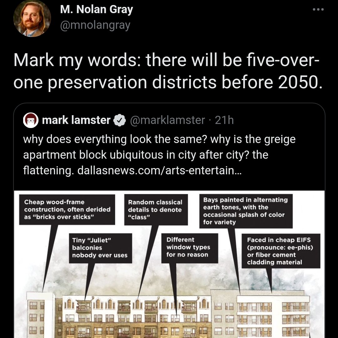 Been having a lot of conflicting thoughts on the yimby movement re their self congratulatory middling, gentrification/white savior-ism, padding the pockets of rich developers etc. And lmao they've gone completely head-up-their-own-ass with this one