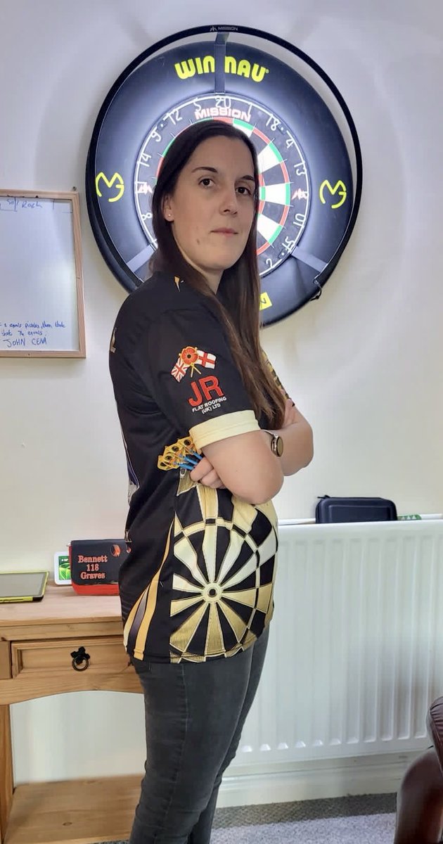 JRFLATROOFING's tweet photo. Good luck to our Administrative Assistant Rachel Graves representing Cornwall County Darts at their first away game of the season in Lincolnshire this weekend.   We are very pleased to be her sponsor!🏆🎯 https://t.co/oAyY8mRjwC