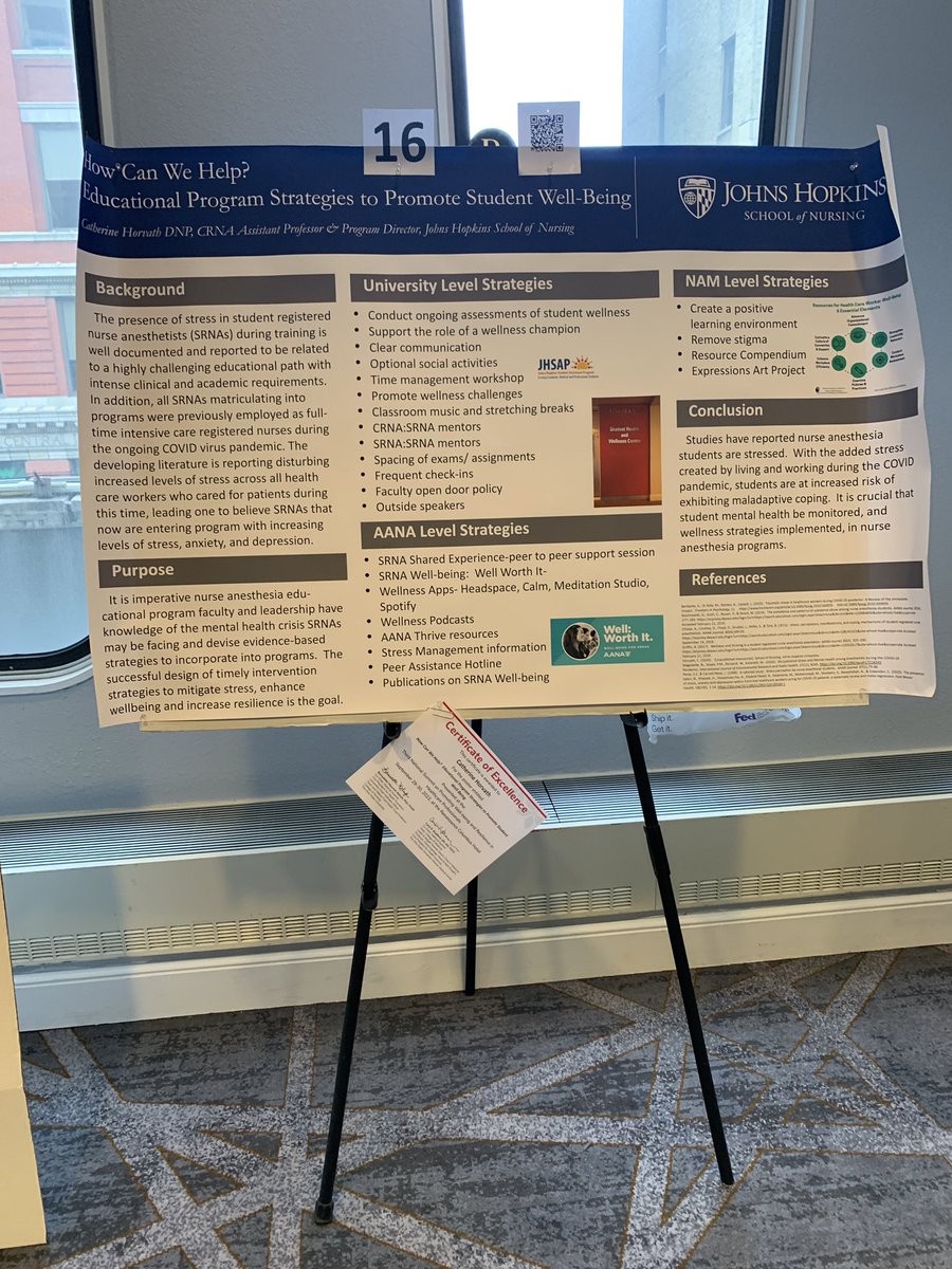 Presenting at Ohio State Summit on Clinician Well-being <a href="/aanacrna/">AANA</a> <a href="/JHUNursing/">Hopkins Nursing</a> <a href="/HopkinsCRNA/">HopkinsCRNA</a>