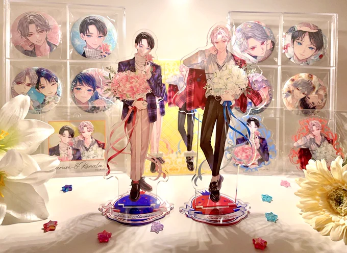 お名残惜しいですが 「#六月の七星 」POP UP SHOPは日曜まで…!惜しくもタイミングの関係で足を運べないけど、素敵な機会をいただき、ご来場いただいた皆さま、関わってくださるスタッフの皆さまには感謝しかない作っていただいた最高にかわいいグッズたちの一部をぱしゃり  
