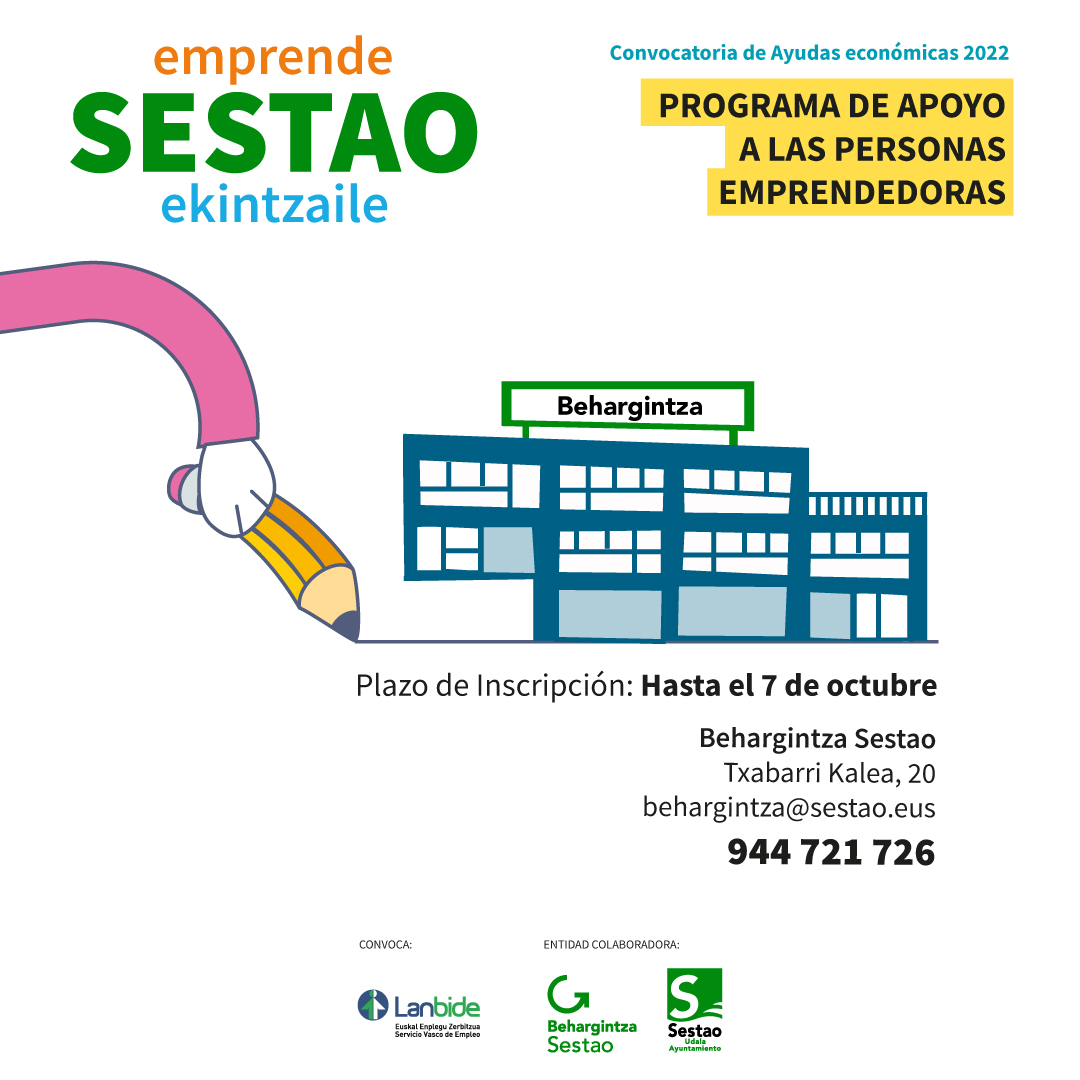 BehargintzaS's tweet photo. Esta es la Solicitud para personas emprendedoras que deberás rellenar y entregar en el Registro del Ayuntamiento de Sestao (Ya sea físicamente o por registro electrónico).
👉 📝 https://t.co/MygdGurtqM https://t.co/WPTtYly6oi
