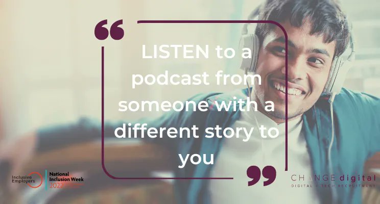 We can all play a role in creating more inclusive cultures. But sometimes we shy away from certain topics because we don’t understand it or we worry about saying the wrong thing.

We mark the end of #NationalInclusionWeek by challenging ourselves to focus on knowledge &amp; growth.