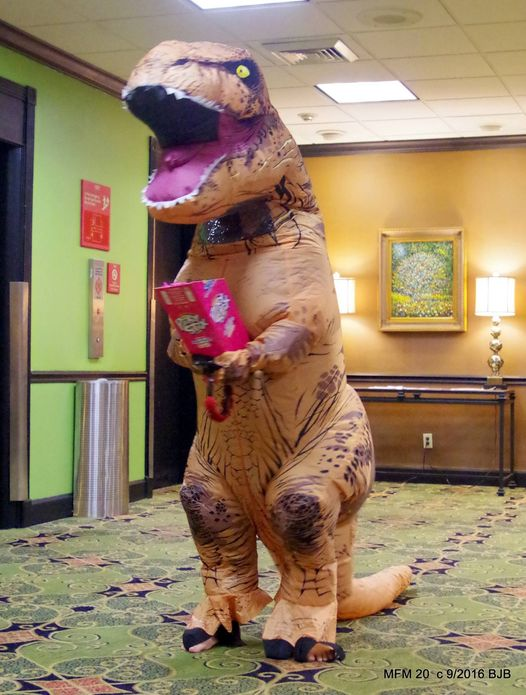 THE_BJBUTTONS's tweet photo. #fursuitfriday A T-Rex and Pixi Sticks. This is not going to end well π photo taken at #Mephit2016 @mephitfurmeet #mephitfurmeet #mephit #mfm #fursuit #fursuiter #fursuiting #bear #costume https://t.co/PGLLpnQpt3