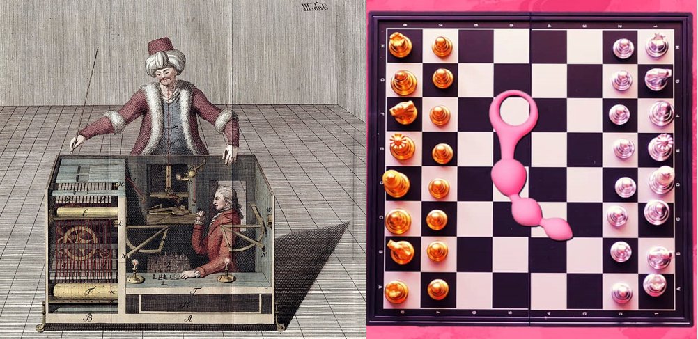 Chess went from the man in the machine to the machine in the man! Now, that is progress.