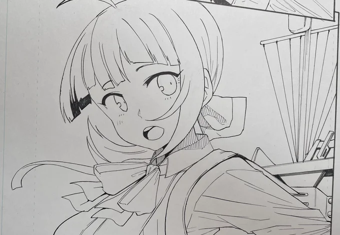 たまに上手く描ける藤波 