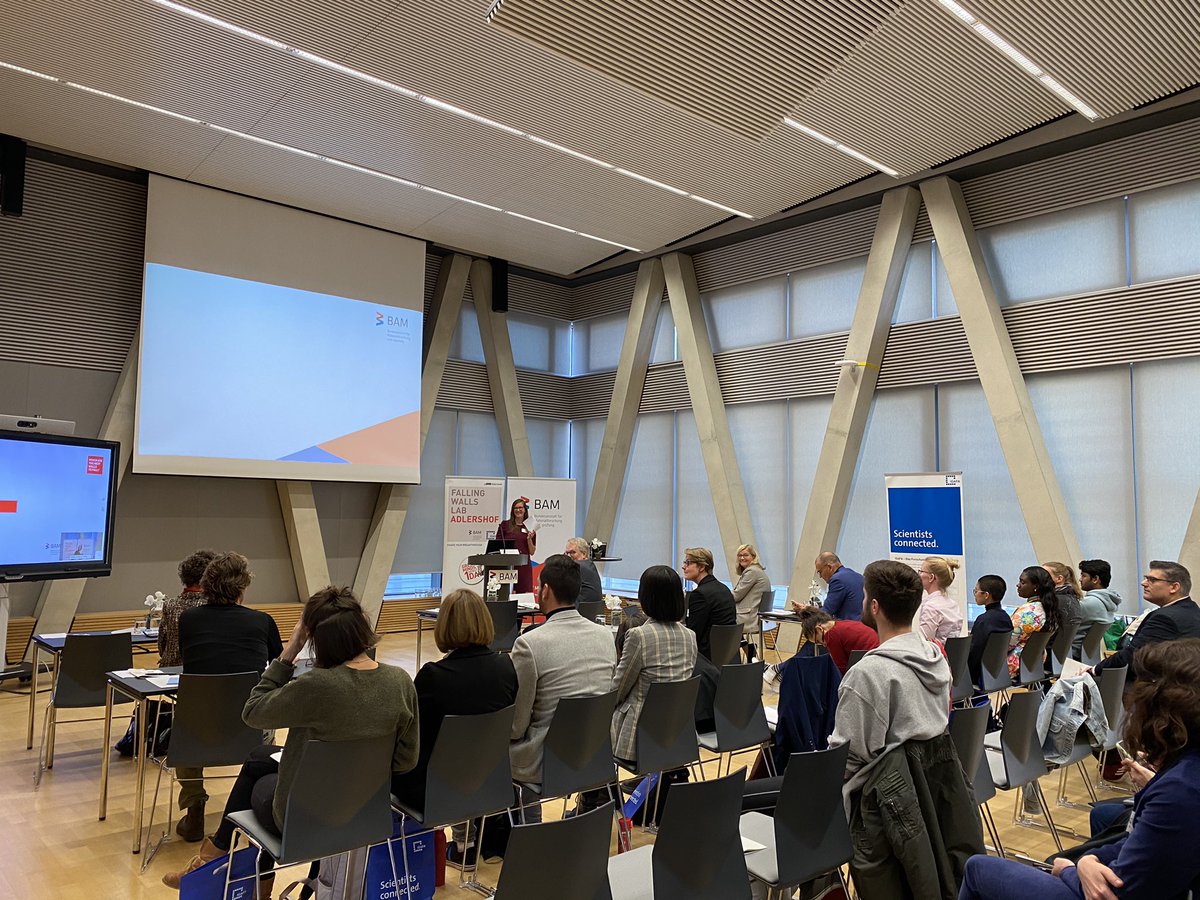 BAMResearch's tweet photo. #startingnow #FallingWallsLab #Adlershof live &amp; online @FallingWallsLab @IGAFAeV @berlinscience https://t.co/NkP41AW53N