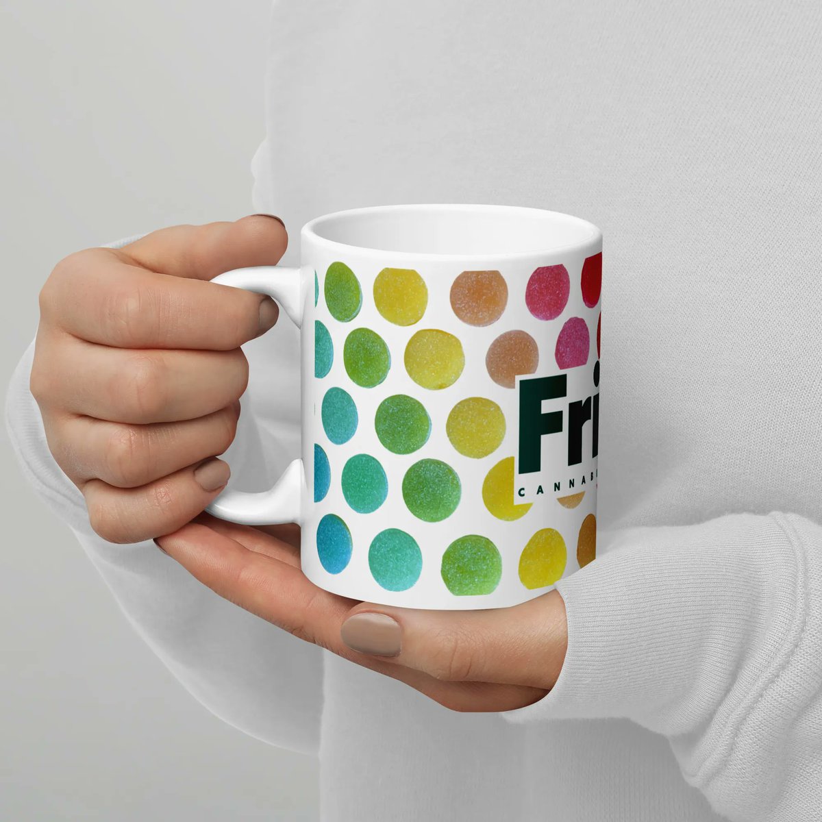 Our colorful gummy mug is available in 2 sizes! Grab one from our merch shop today: buff.ly/3OO06ai  

#merch #fritzsfans