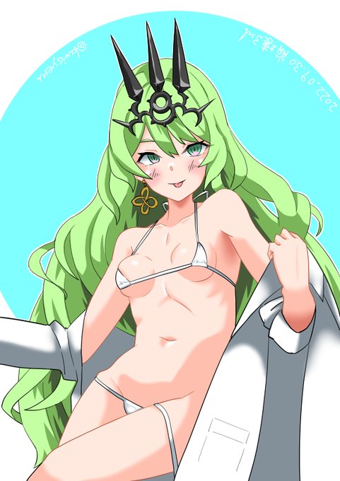 64日目
9月最後です
なので心残りの一つだったメビウス博士のマイクロビキニで〆たいと思います
今月もお疲れ様でした! 