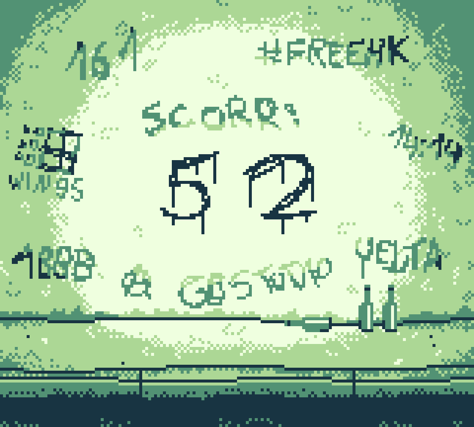 itchio's tweet photo. Ground Stroke: A tennis game for Gameboy and Browser, where you play as a cat.
https://t.co/IKN2B0beV2 by @yelta_xyz https://t.co/E1EZYceoYp