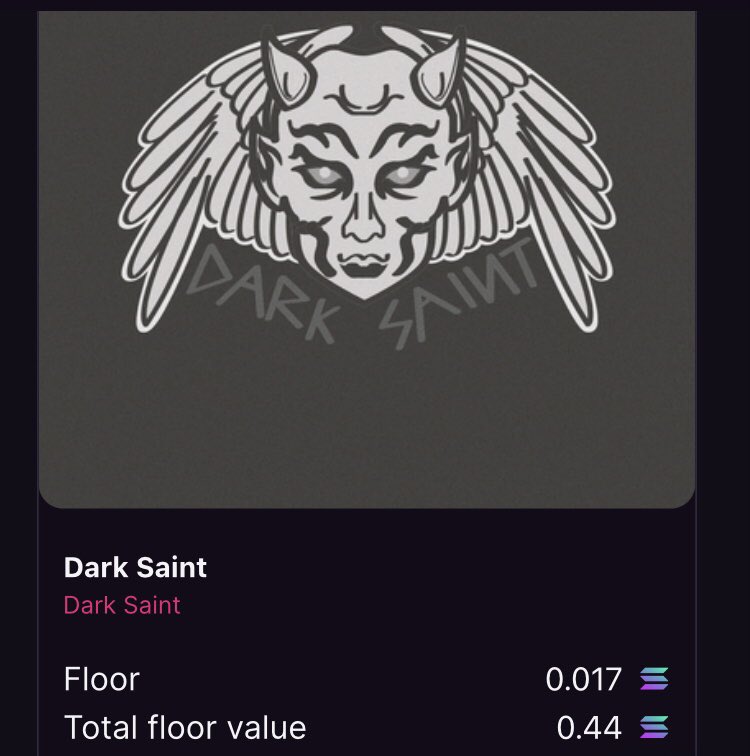 <a href="/DarkSaint_DAO/">Dark Saint</a> I had faith 👀🔥