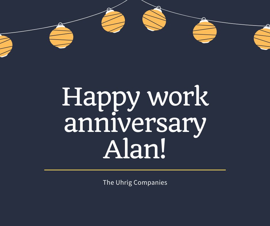 UhrigConstruct's tweet image. #UhrigConstruction #WorkAnniversary