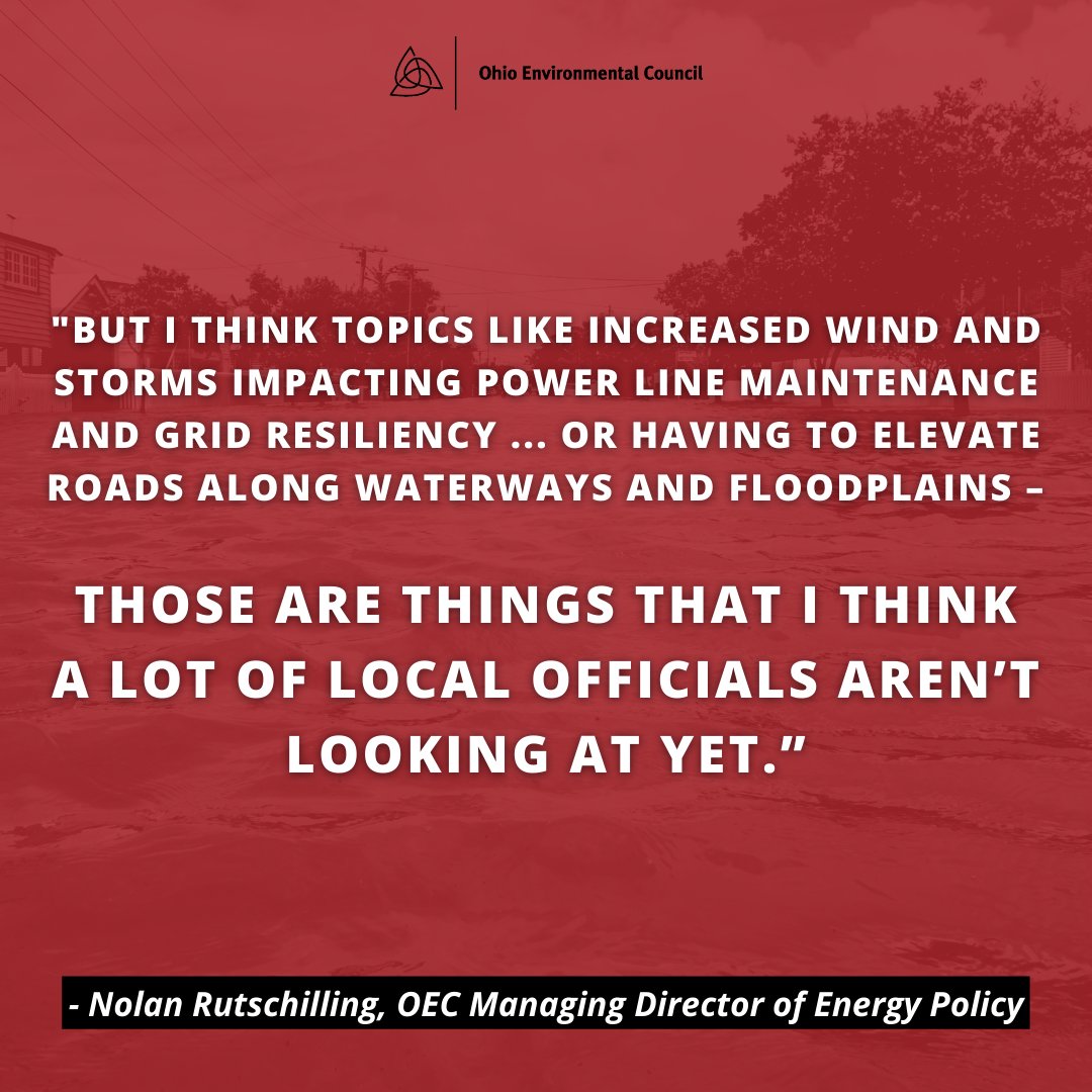 OhioEnviro's tweet photo. As Columbus continues to experience extreme weather, #OhioClimateCosts keep going up.

OEC Managing Director for Energy Policy @nrutschilling explains how #Midwesterners think about the impacts of #climatechange + what local officials should prepare for ➡️ https://t.co/G0W5tMqdGk https://t.co/VZgv5lnkmn