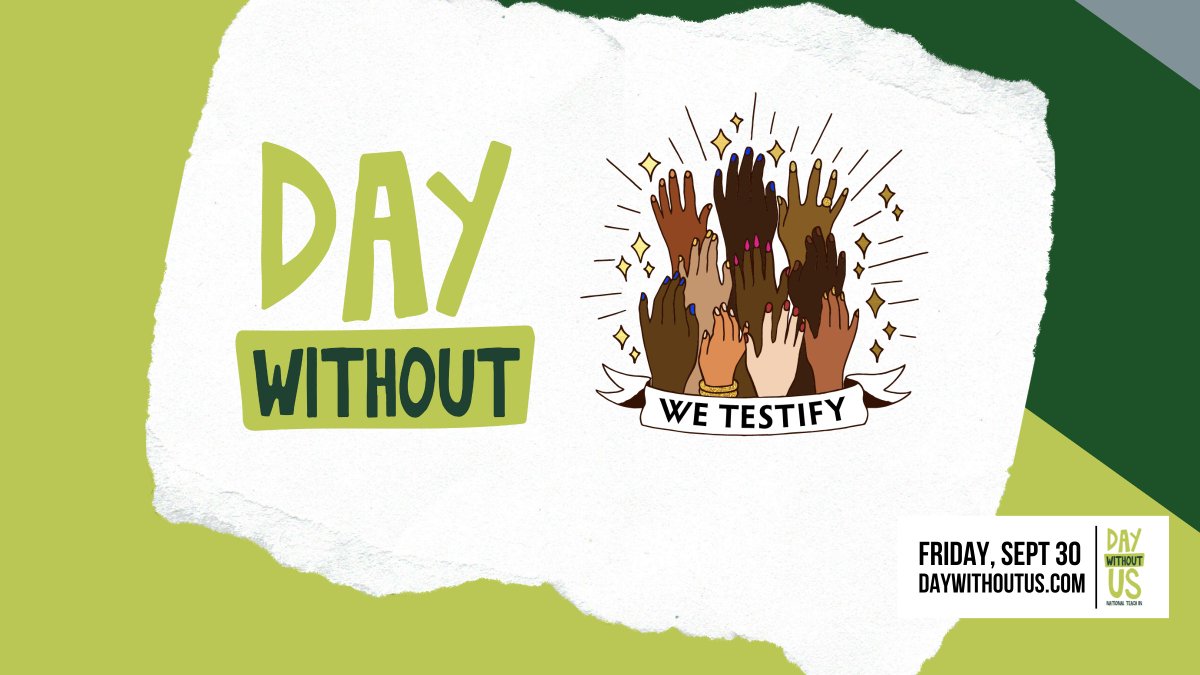 We have removed ourselves as part of @DayWithoutUs, organized by a group of Black Women committed to the liberation of all people. 

Join us virtually or in person to learn how our various fights are connected and find joy with each other. Register here: daywithoutus.com/register/