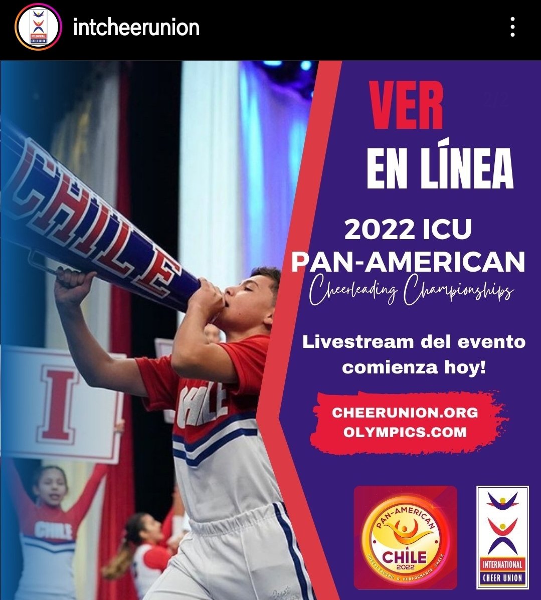 yomi_fa's tweet photo. Hoy finales  en pan americanos en chile de cheerleaders.....
vamos Chile 🇨🇱 @ContigoCHV https://t.co/bdBxSVXeI0