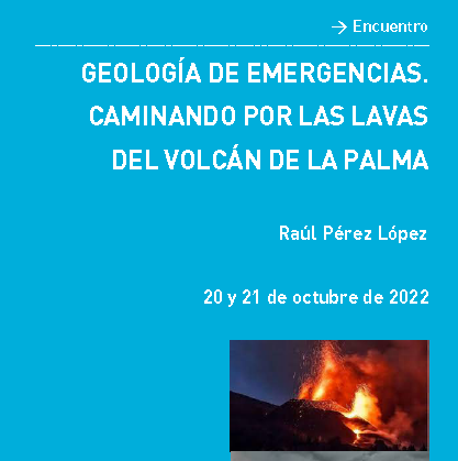 IGME1849's tweet photo. ¡Ya te puedes apuntar al curso GEOLOGÍA DE EMERGENCIAS!🧯🌋 Tendrá lugar en #Tenerife, los días 20 y 21 de octubre. Más detalles👉dentro hilo https://t.co/71eysmkjmZ
