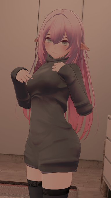 デジエルちゃんすごく優しい雰囲気なアバターで好き 