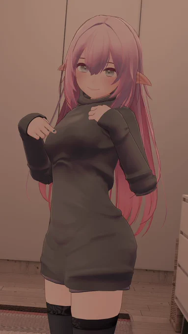 デジエルちゃんすごく優しい雰囲気なアバターで好き 