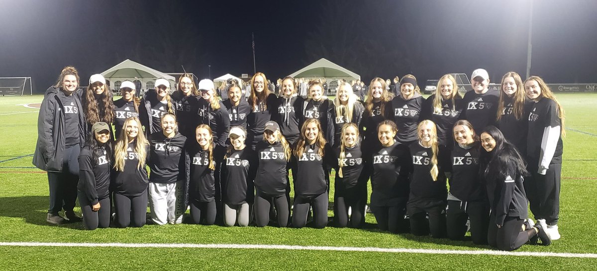 BonniesSoftball's tweet photo. We celebrated 50 years of Title IX and the goal of equality in sports.  It was a fun and perfect night to watch @BonniesWSoccer. https://t.co/kujSOk8I2x