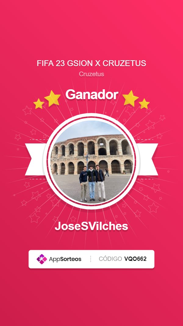 Gsion_es's tweet photo. Enhorabuena a @JoseSVilches 🎉

Ya puedes contactarnos por MD para recibir tu código para el #FIFA23 (Origin) 🎮

PD: en caso de que el ganador no reclame su premio antes de 24h de la fecha de publicación de este tweet, el premio pasará al siguiente reserva. https://t.co/n9jf9ckuNS