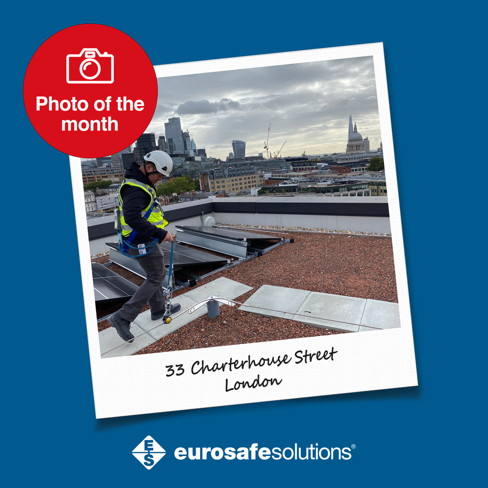 EurosafeUK's tweet photo. Photo of the month by Andy Jennings. Another successful #installation and #training project delivered by the Eurosafe Solutions' team.

#london #safetyatheight #project #heightsafety #safetycircle
#photoofthemonth #team https://t.co/FKPW3uMYYo