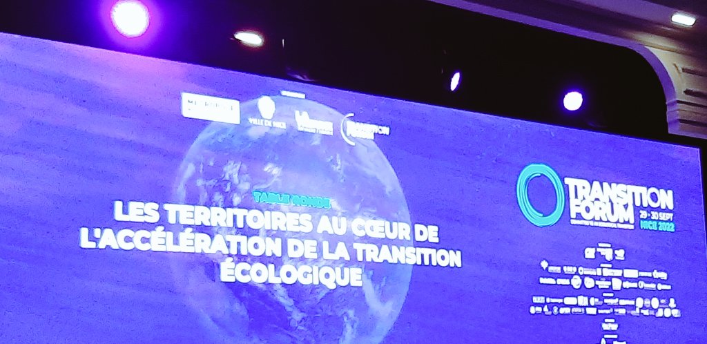 f_costes's tweet photo. #TransitionForum #Nice 
"Nos usines de traitement des eaux usées deviennent aujourd'hui de véritables "usines ressources" #Energie @Biogaz explique Arnaud Bazire @suez 
@LaTribune @perezsuez @EricAzario @GervaiseKarine @EmmanuelCarrie1 @CourpronLh https://t.co/UZbw0Q9Uk2