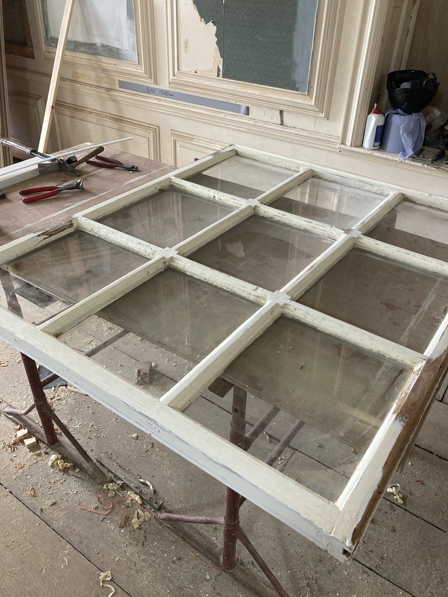 StonewoodBLtd's tweet photo. Some careful conservation work at Sherborne House, a grade I listed project in Dorset

#restoration #conservation #craft #thesherborne #dorset @spase_design https://t.co/iqGcvmQfY0
