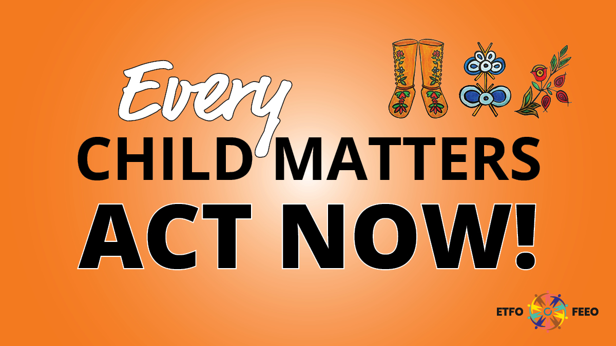 On this the National #TruthAndReconciliationDay We must demand justice and commit to continuing the work of reconciliation by taking actions all year. To create spaces that are safe and inclusive we must go beyond performative acts. #onted #onpoli