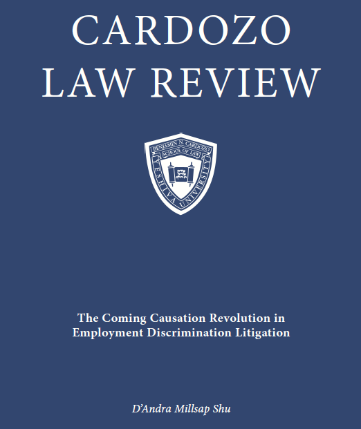 dandrashu's tweet image. At long last (it only took a year!), my article analyzing potential post-Bostock causation changes in employment discrimination litigation is in print!  You can read it here:  papers.ssrn.com/sol3/papers.cf…