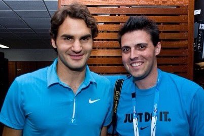 still processing what was witnessed last week and during the 12 years between these two photos. thank you @rogerfederer #federer