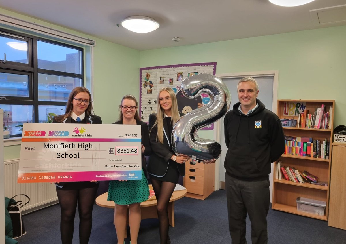 CashForKidsTay's tweet photo. Today we had the amazing job of surprising our #SchoolsChallenge winners! We visited the schools to let them know the amazing news! 💖

Thank you so much to all the schools and @TaysideContract for sponsoring our Schools Challenge- you've all been amazing! 🎉 https://t.co/yYWxE73nZY