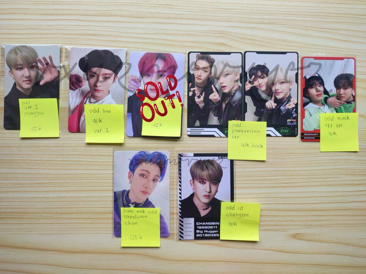 [help RT]
♡⸝⸝ want to sell stray kids odd album poca ♡⸝⸝
✔️ good condi
❌ fee pack &amp; admin
❌ sensitive buyer
🍊/🍏 keep event with dp
🏠 jatim
‼️vidcon only for serious buyer‼️
t. wts jual lfb ina skz photocard changbin leeknow felix bangchan seungmin i.n