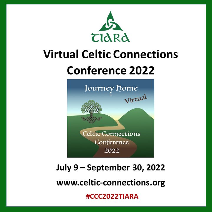 CeltConference's tweet image. And your time will be up at 11:59pm EDT tonight! Hope you enjoyed the “Journey”. Till next time…

#genealogy
#ancestry
#dna 
#familytree
#familysearch
#irishancestry
#irishgenealogy
#irishresearch
#irishfamilytree
#CCC2022TIARA
