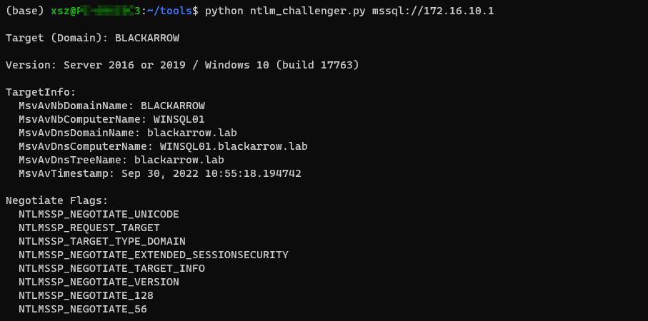 We've extended <a href="/nopfor/">mitch</a>\ntlm_challenger with MSSQL support! This is useful when network segmentation prevents from reaching the SMB port

➡️ github.com/nopfor/ntlm_ch…