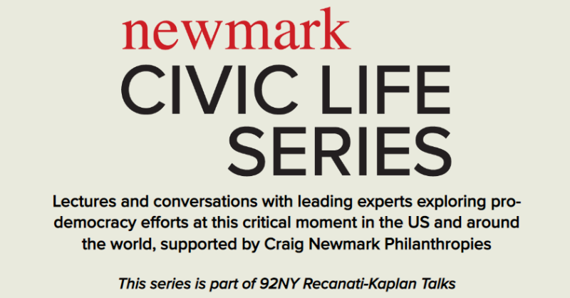 MarcLipschultz's tweet photo. As part of the board at @92ndStreetY, I’m very pleased about the important conversations taking place as part of its Civic Life Series. 

Learn more about the series here: https://t.co/UGIzXHmE7q