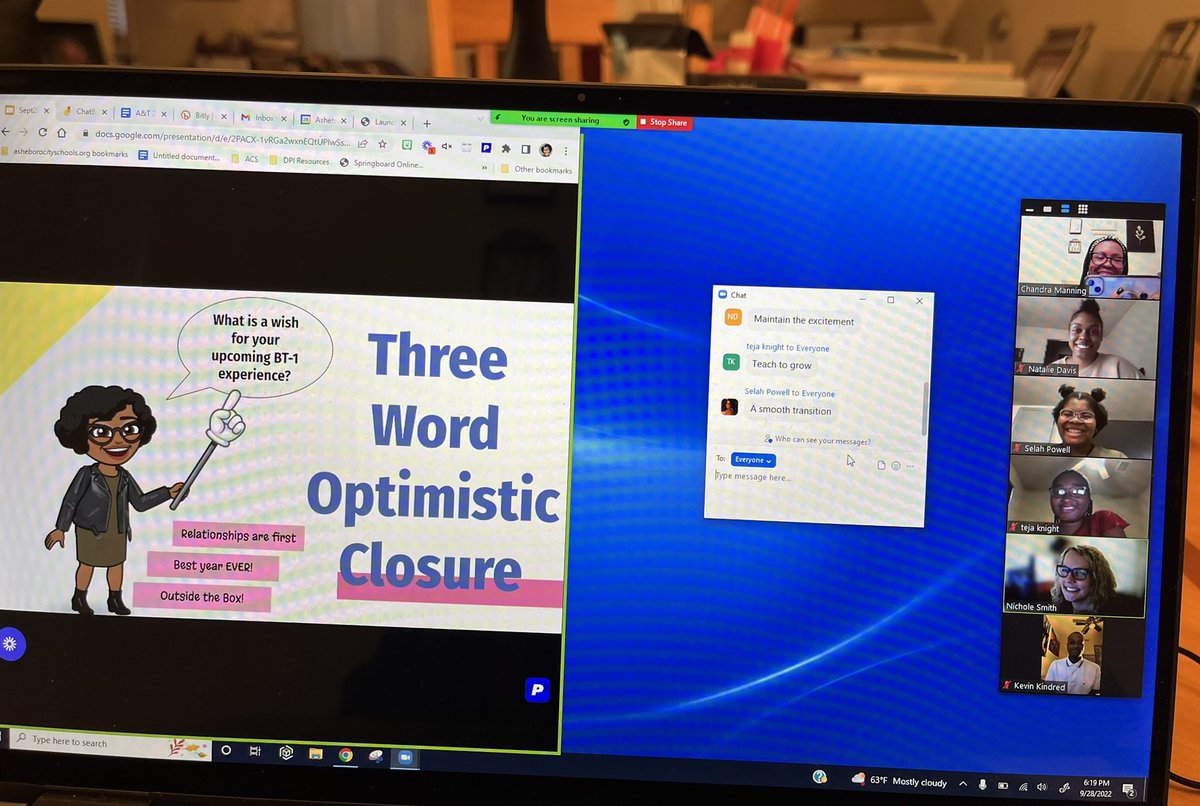 The <a href="/ncatcollegeofed/">NCAT College of Ed</a> students I spoke with this past Wednesday via Zoom definitely left me great optimism for the future. They have the skill and the will! Thanks for the opportunity and hospitality <a href="/NSmith86/">Nichole Smith</a>! #aggiepride #aggiesdo #ncbtchat #educhat