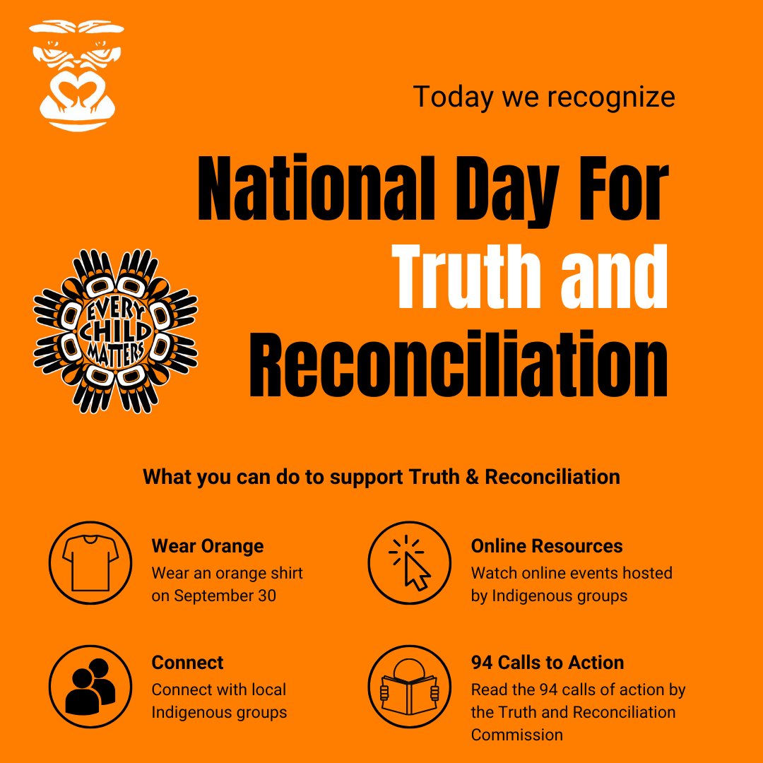 evolutiongoc's tweet photo. National Day for Truth and Reconciliation, also known as Orange Shirt Day, is an opportunity for us all to promote awareness and education of the residential school system and the impact it has had on Indigenous communities for over a century.

#everychildmatters #NDTR https://t.co/zQMMMdkaSd