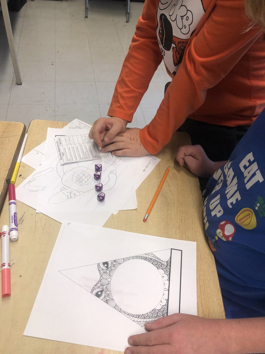 msclark_56's tweet photo. Friday in 5/6 has us playing place value Yahtzee and team building with a marble challenge @KnollwoodPark1 #tvdsb #fridaymathgames #fridaystem #grade5 #grade6 https://t.co/qnUTJ1E7vE