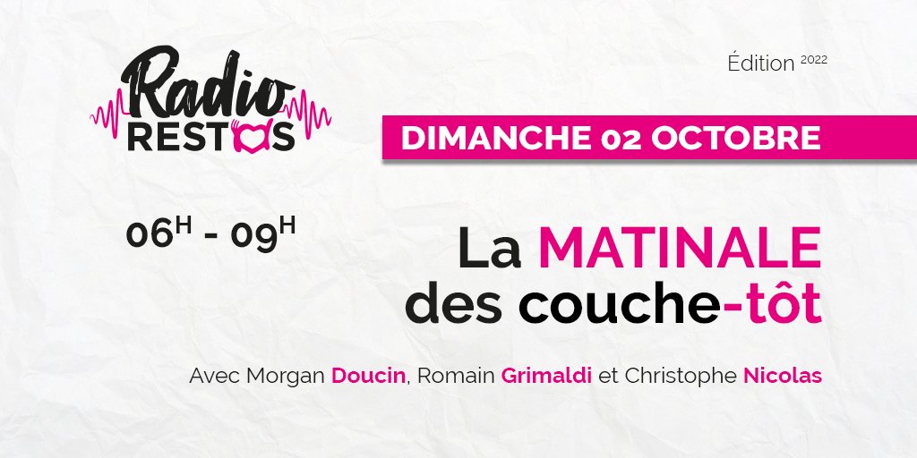Les Restos du Coeur tweet media