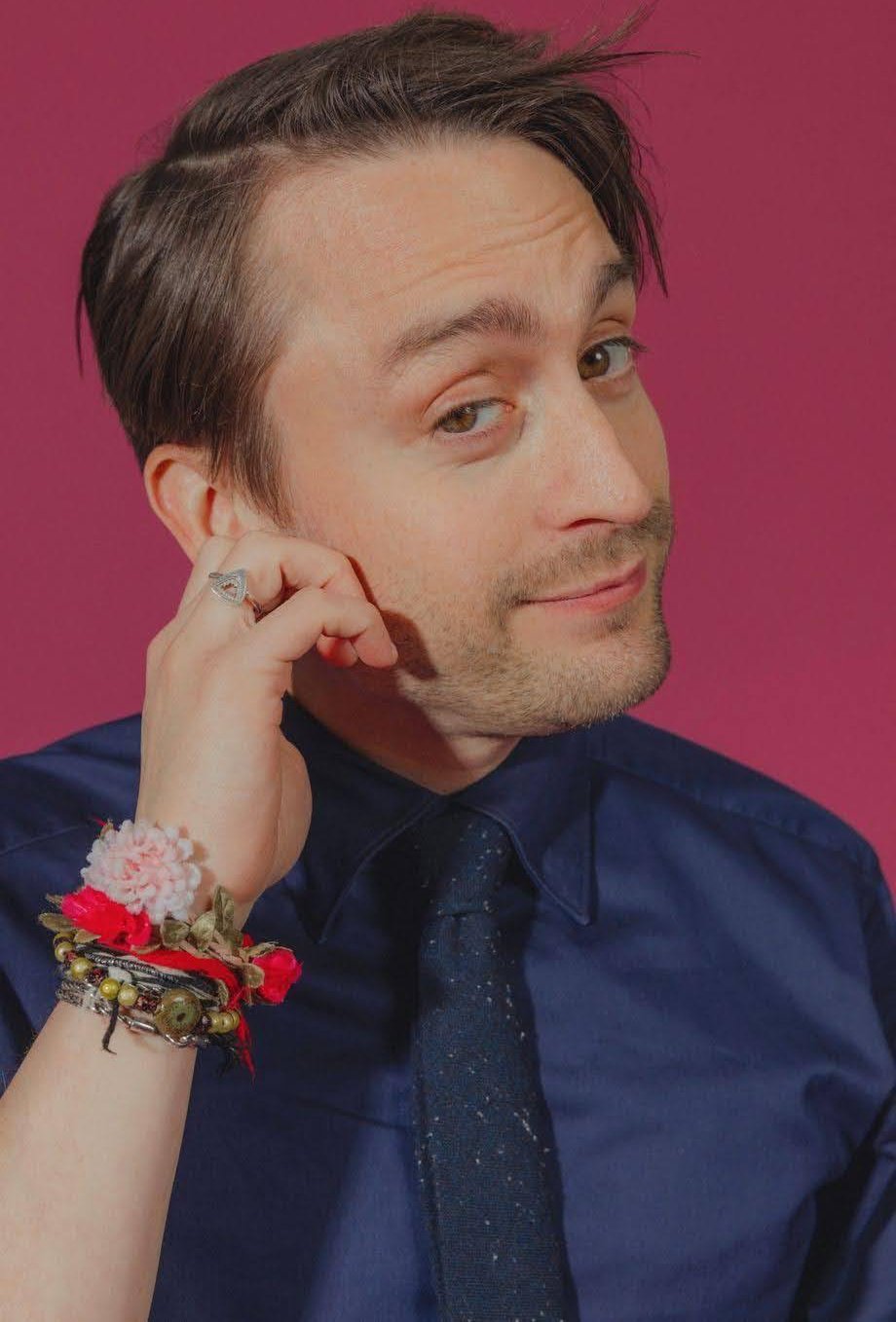 A fav genre of pictures: kieran culkin + flowers!! happy birthday bestie ily 