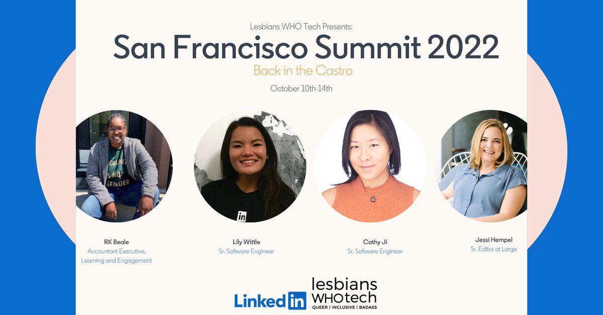 We're excited to continue our partnership with #LesbiansWhoTech and thrilled to be part of this year's summit. Join us from October 10th-14th to hear from LinkedIn leaders about crucial top-of-mind topics that are driving equitable outcomes.
➡️ lnkd.in/g3FRMw5j