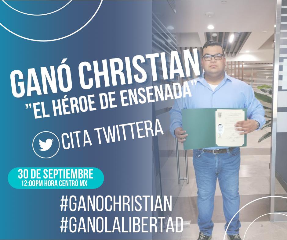 Si se pudo! Decir la verdad no es discurso de odio. #GanoLaLibertad
#GanoChristian