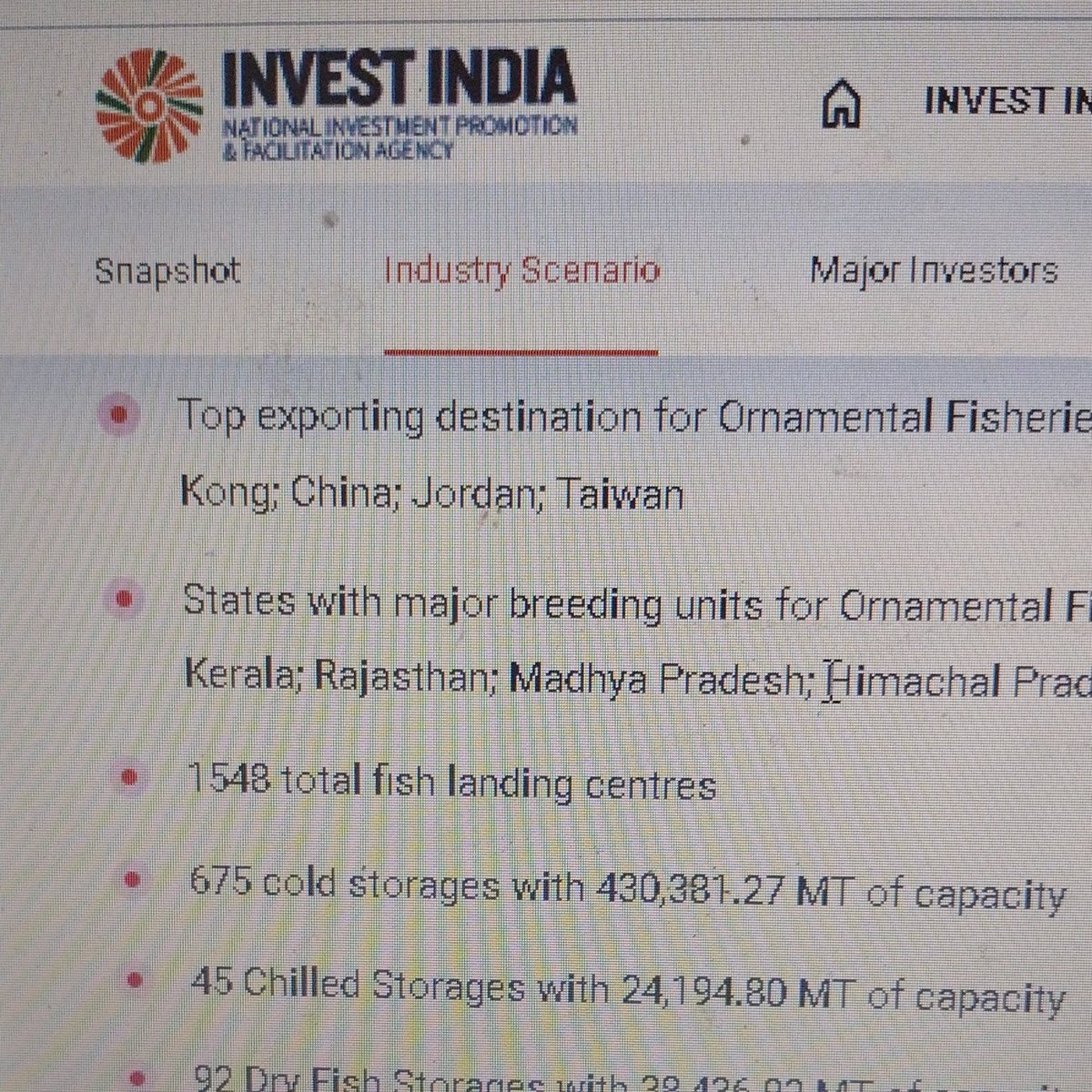 Just learnt today that India had 1548 Fish landing centres.
~7800 kms of seashore, justifies the need.

#InvestIndia #demand #supply #fisheries #wildcatch