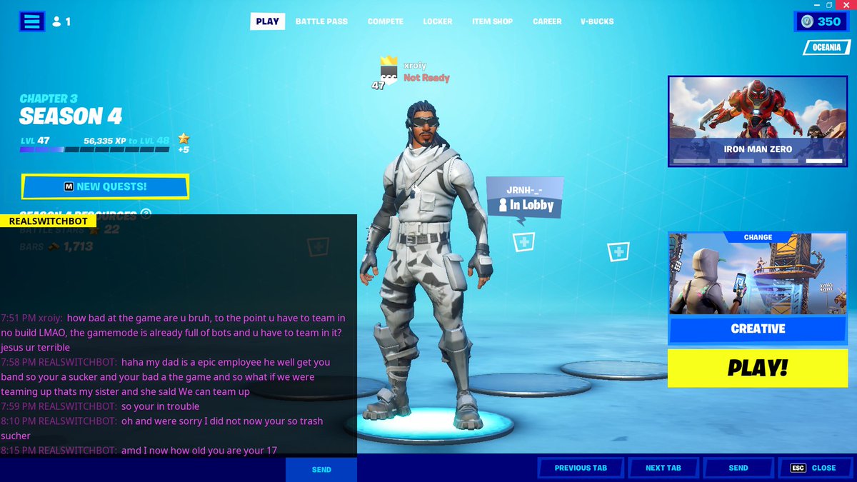 Fortnite Instinct 🐯 tweet media